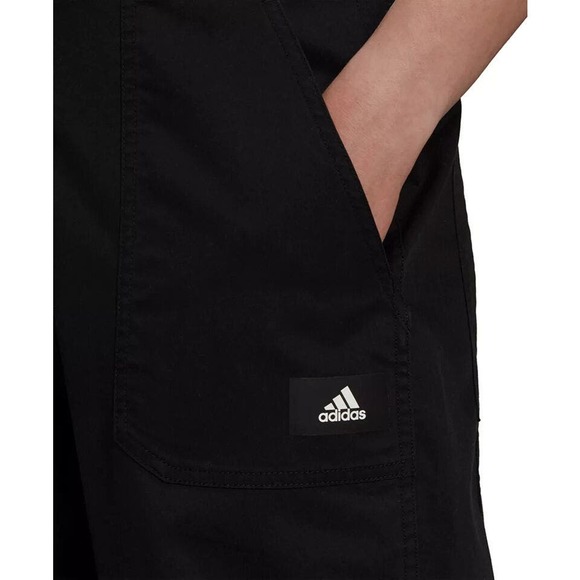 Adidas Womens Twill High-Rise Pants Black XS NWT - Picture 4 of 8